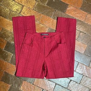 Company, Ellen Tracy size 4 burgundy jeans 29” inseam